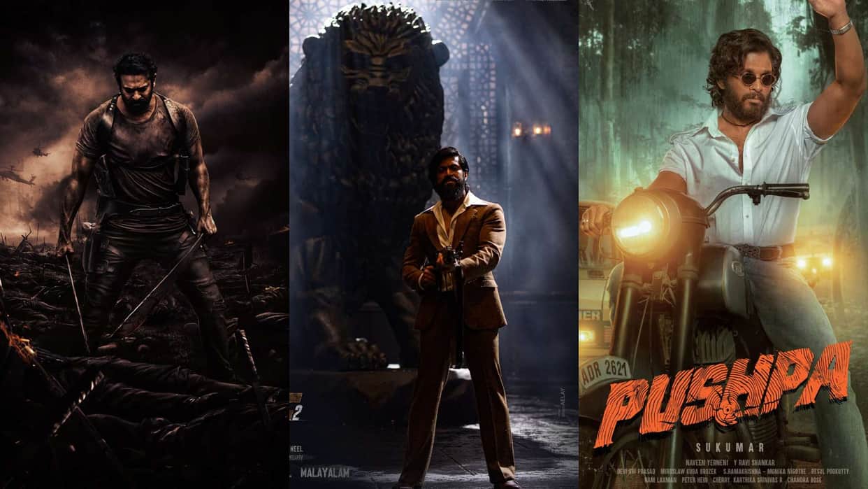 Salaar Part 1 ceasfire Hindi collections comparison with KGF Chapter 2 Baahubali 2 Pusphpa Part 1 the rise