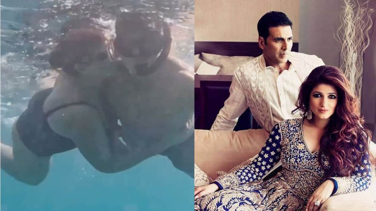 Twinkle Khanna celebrated her birthday with depths of the sea with her family see the video