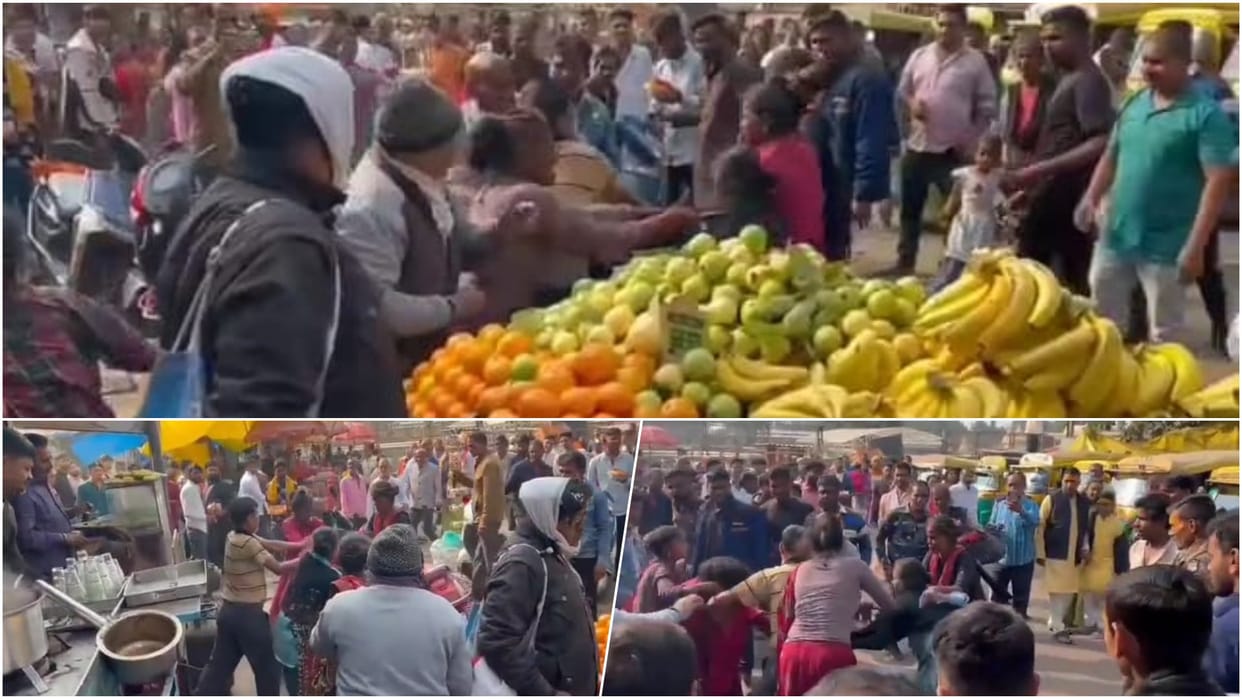 Ujjain News: A fight broke out between six women selling garlands outside Mahakal temple