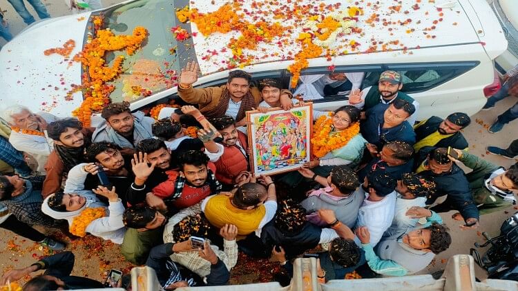 Pratima Bagri reached Satna for the first time after becoming Minister of State