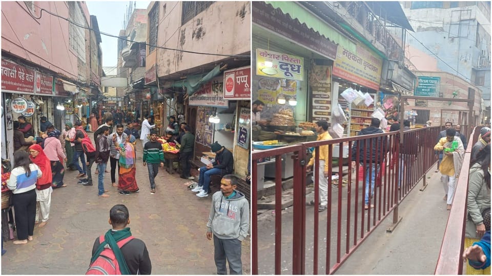 crowd at Banke Bihari Temple suddenly reduced Before New Year streets looked empty