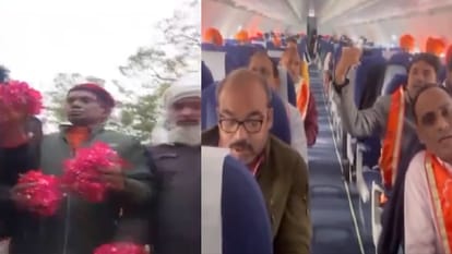 Ayodhya Video: इकबाल अंसारी ने PM के काफिले पर बरसाये फूल; अयोध्या की पहली उड़ान और यात्रियों की हनुमान चालीसा PM Modi Ayodhya Visit Iqbal Ansari showered flowers on PM s convoy