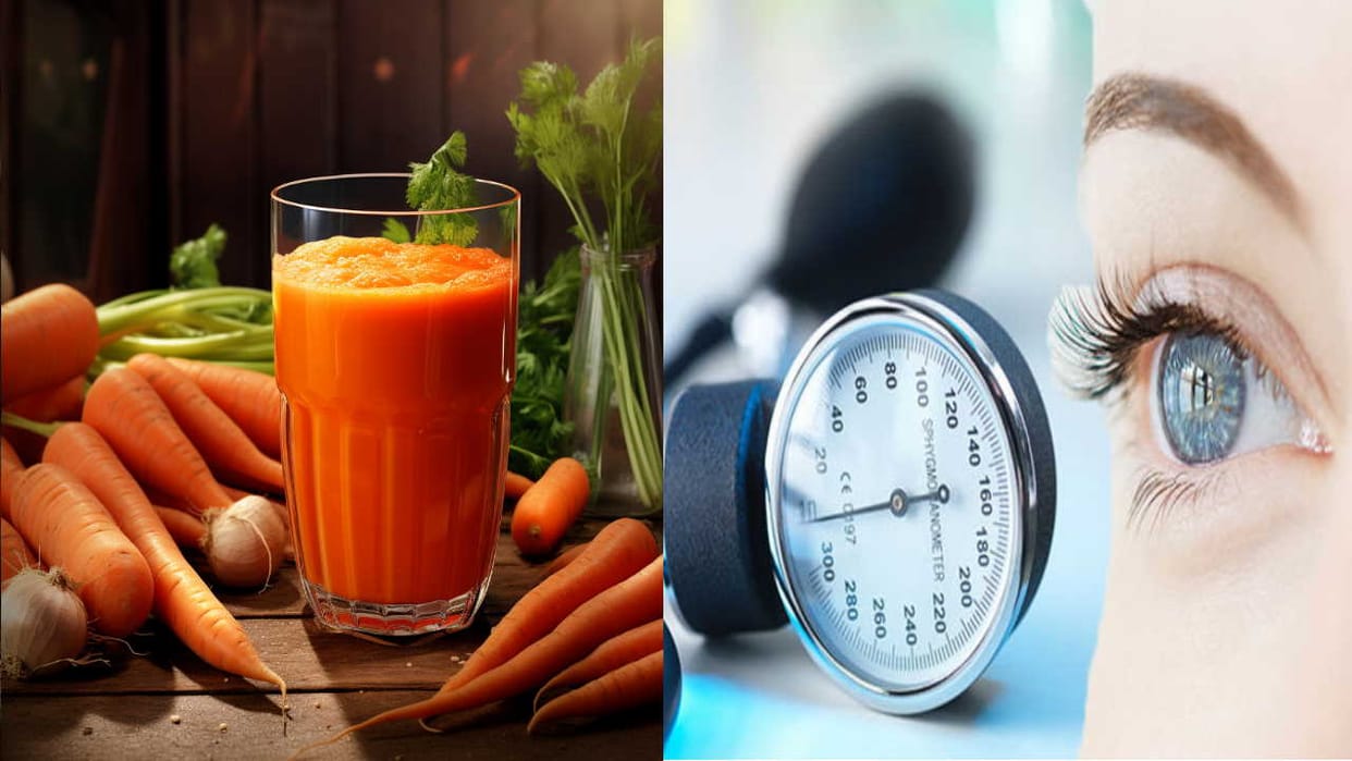 carrot and beetroot juice for eyes and blood pressure know vegetable juice benefits in hindi