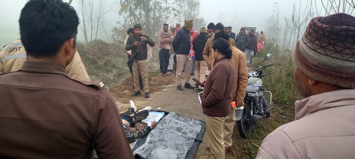 UP : Dead body of farmer found in forest of a village in Shamli district