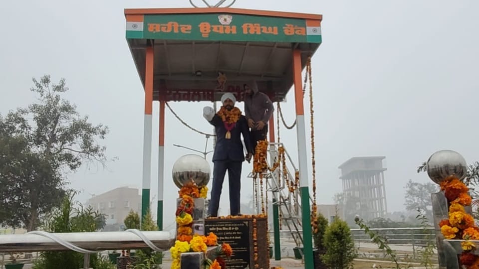 Case of disrespecting statue of Shaheed Udham Singh at Abha Square in Abohar