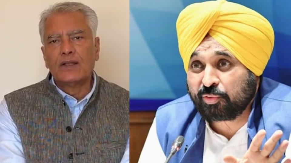 BJP Leader Sunil Jakhar counter attack on Cm bhagwant mann remarks