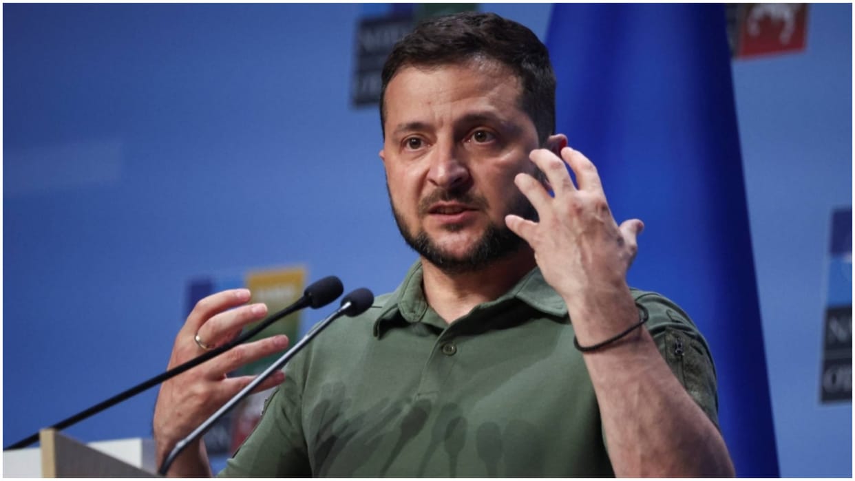 Ukrainian President Volodymyr Zelenskyy urges global response to Russias latest act of terror