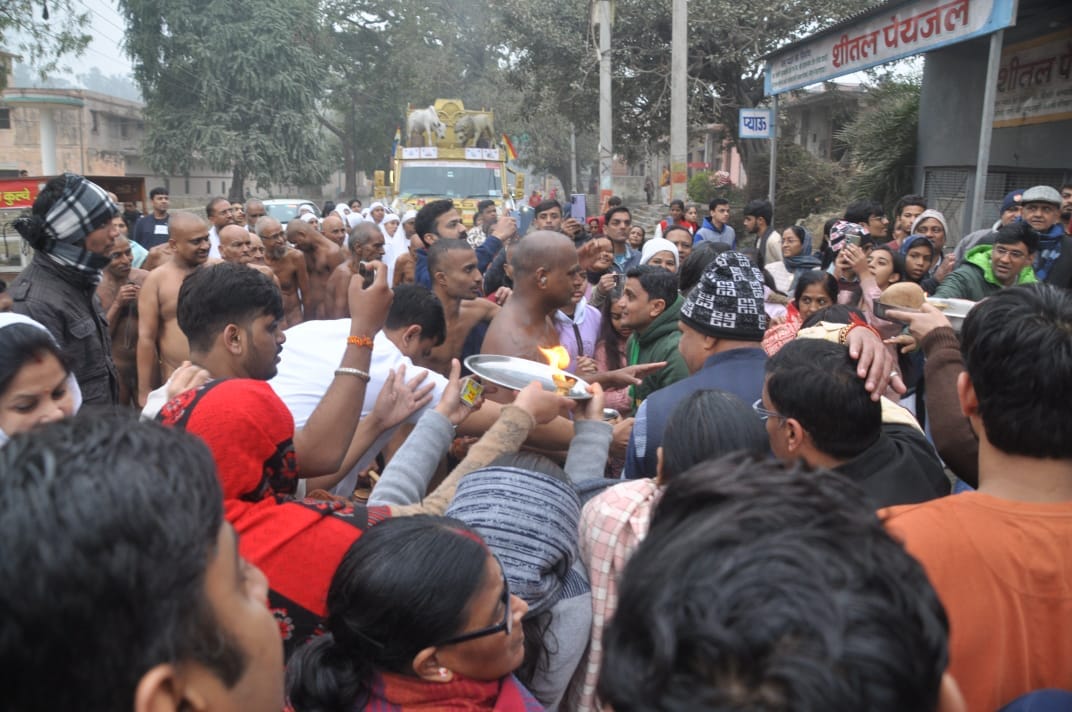 Meerut: Culture is protected by the conduct of thoughts, words and deeds, Acharya Sunil Sagar Maharaj said on