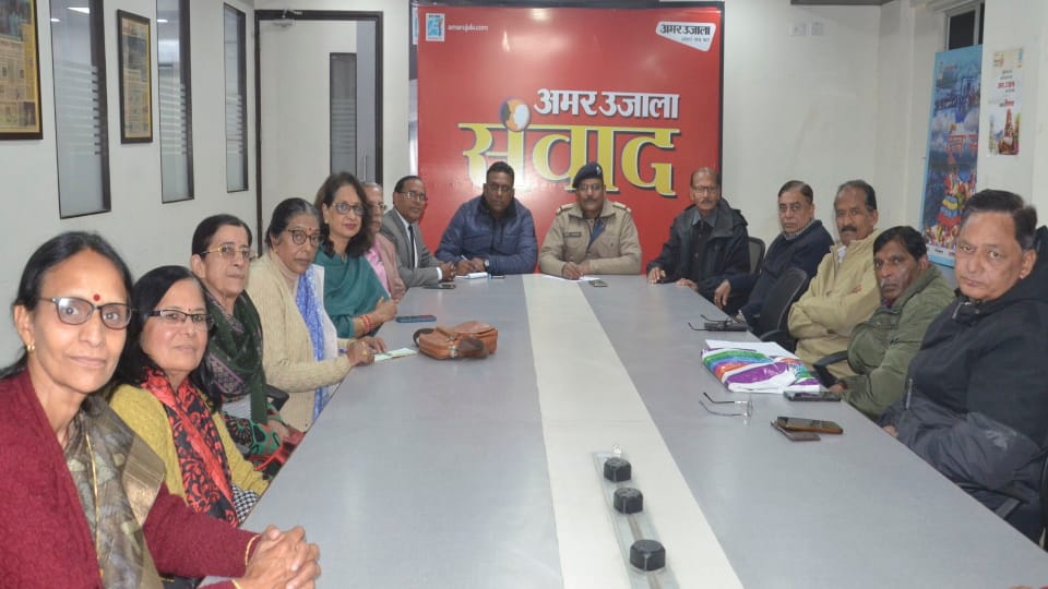 Amar Ujala Samvad 2023 in Dehradun on Senior citizens problems and security arrangements