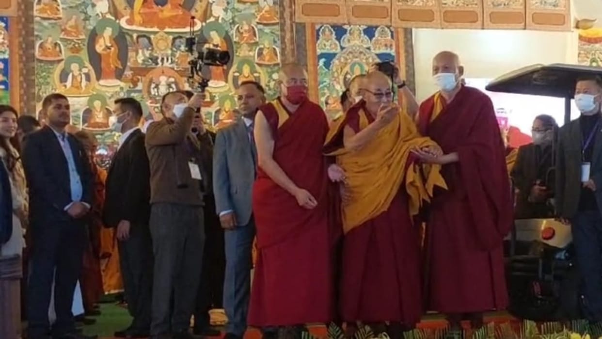 Bihar News: Dalai Lama's 3-day sermon program concludes, devotees gathered on last day despite severe cold
