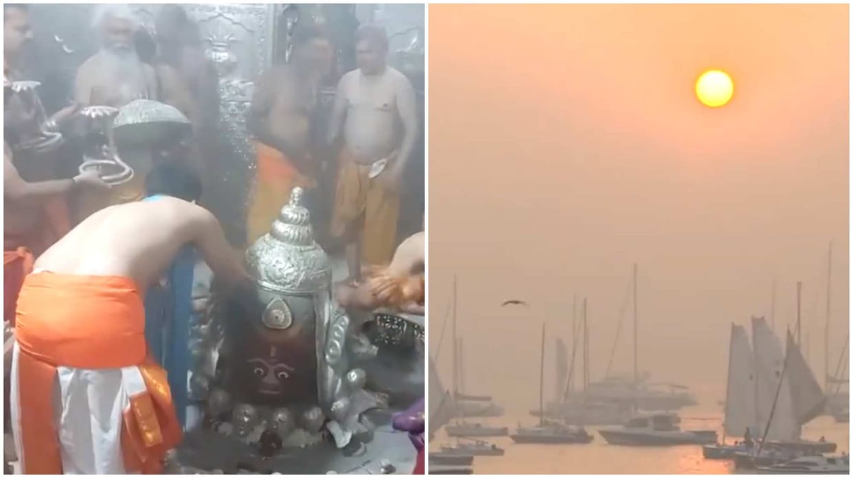 photo video gallery Last sunrise of the year 2023 india see sunrise photos odisha tamilnadu delhi