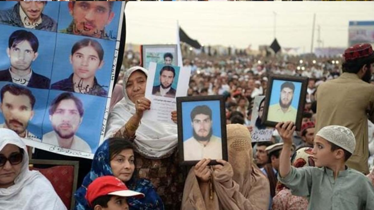 Pakistan enforced disappearances count rose to cross three thousand dhr report balochistan