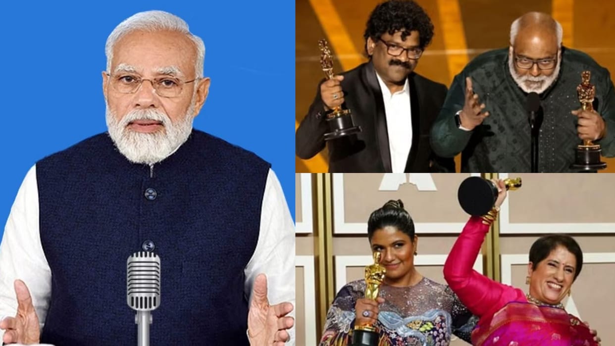 PM Narendra Modi praised film RRR song Natu-Natu and The Elephant Whispers says world saw India creativity