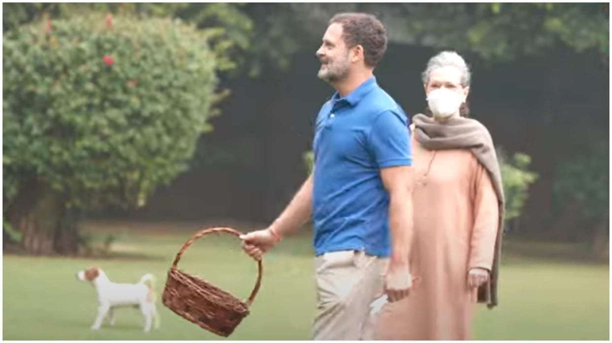 Video: Rahul Gandhi tries his hand at orange marmalade-making with mother sonia gandhi
