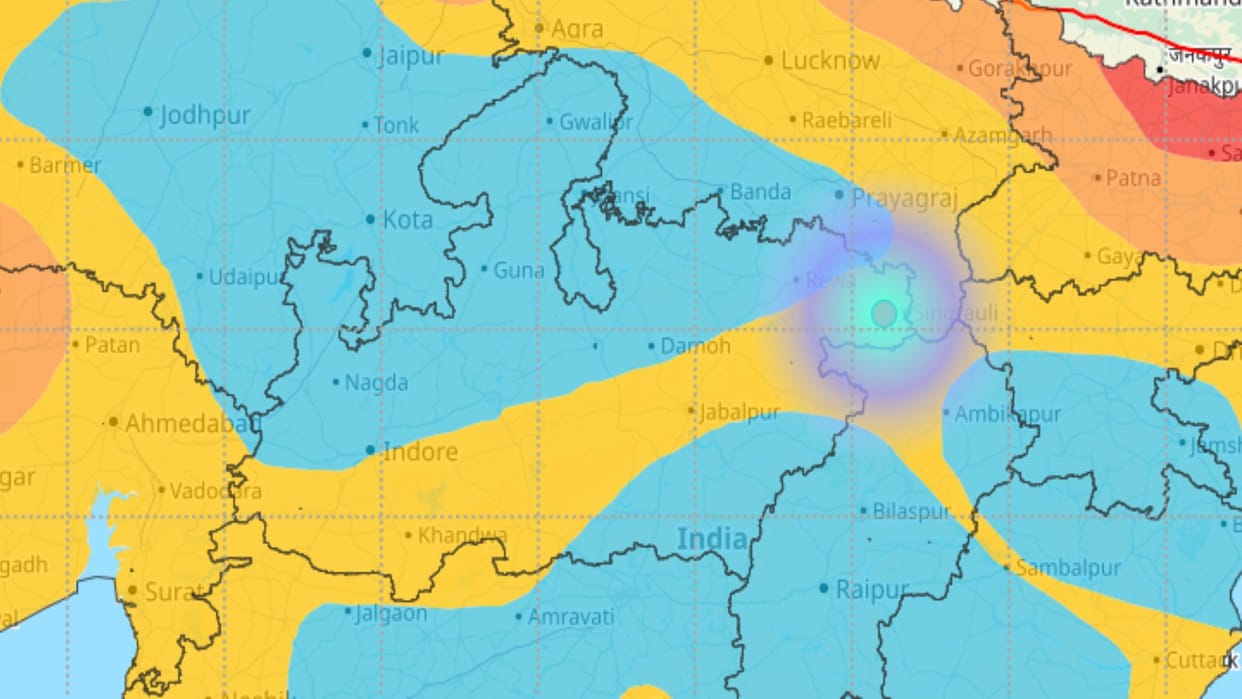 Earthquake Today in MP News: Earthquake Tremors Again In Singrauli Madhya Pradesh, Intensity Was 3.6