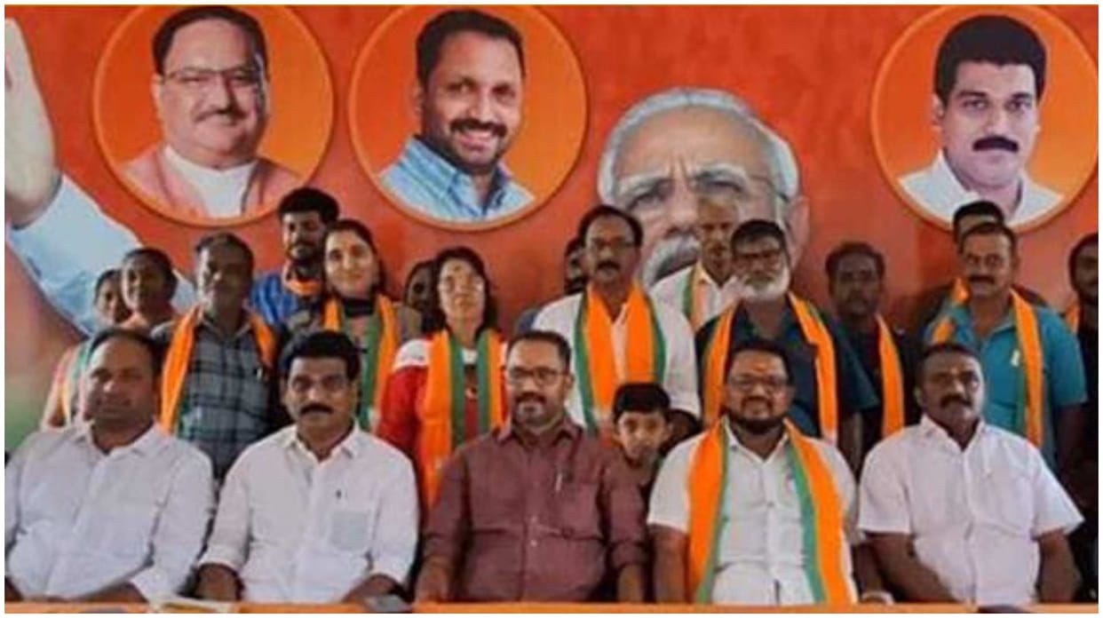 a priest and around 50 families from the minority community joined the bjp party in Kerala
