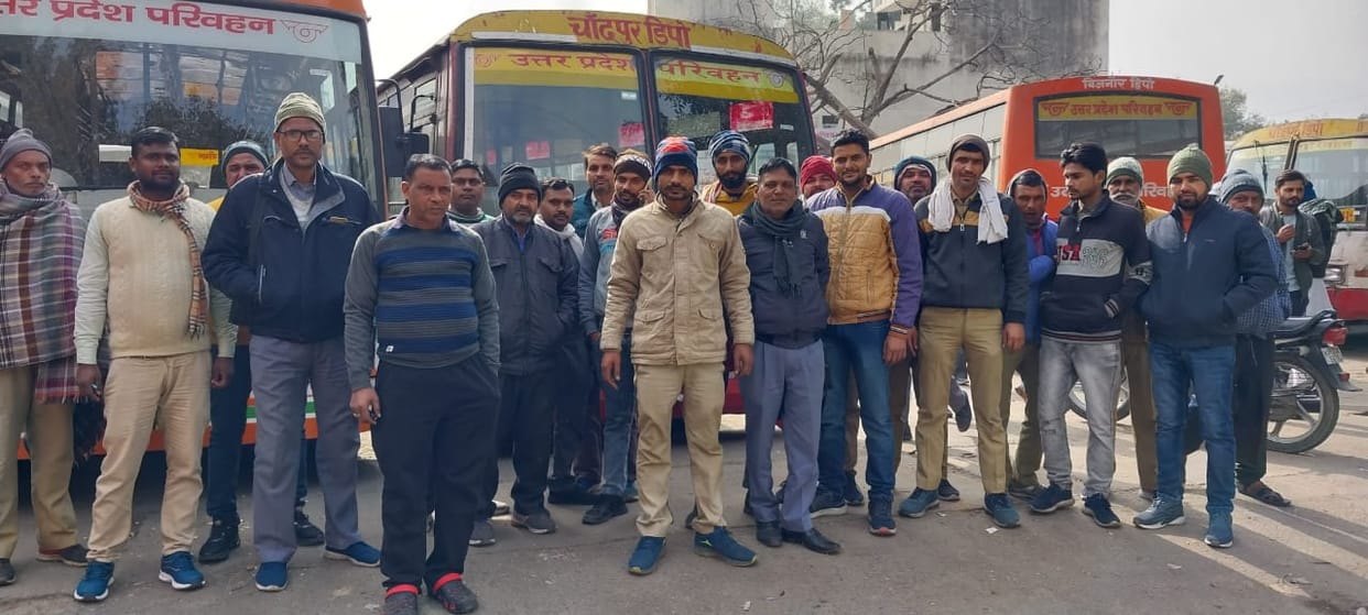 Wheels stopped: Strike of roadways buses and trucks in protest against the new law