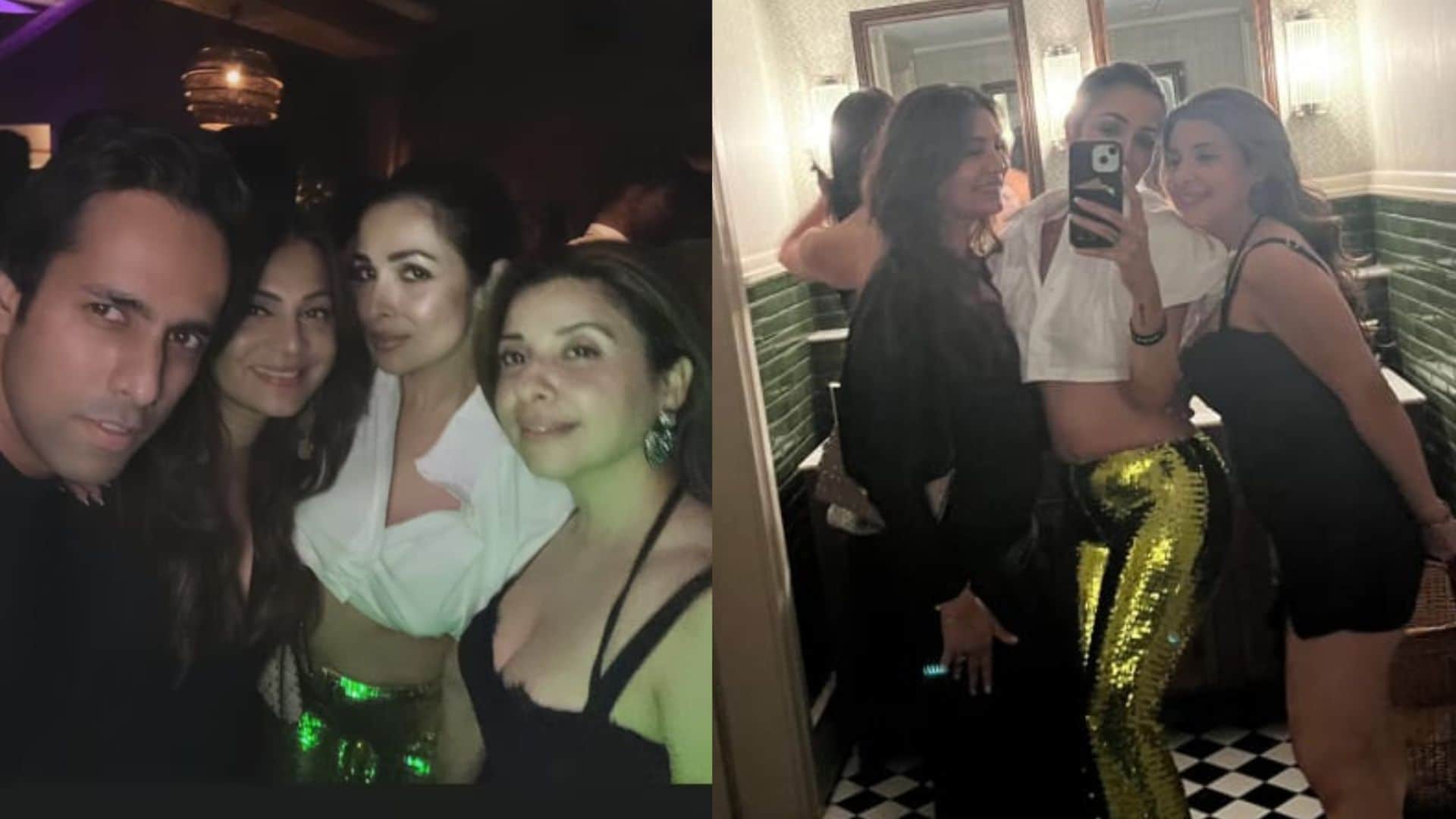 Kareena Malaika Arora Saif Varun Dhawan Ibrahim Palak Tiwari welcomed New Year 2024 in this style see pictures