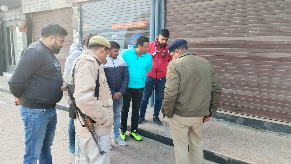 Meerut:  man sitting at a shop was shot dead in broad daylight
