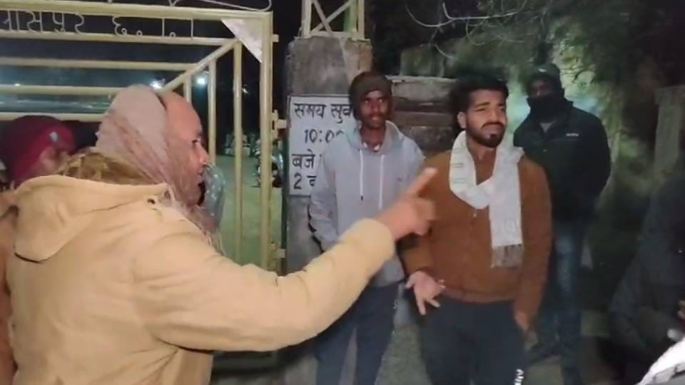 Farmers forced to stay awake all night in the bitter cold of January to sell paddy
