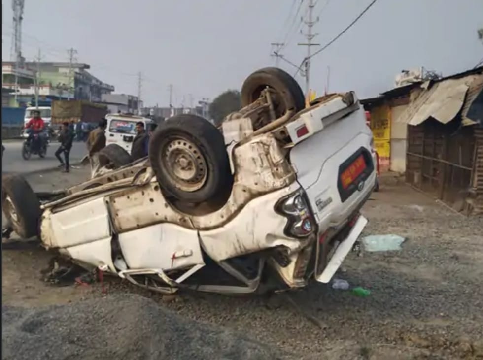 Sehore Accident: Scorpio running at high speed overturned in Bhairunda, two youth died on the spot