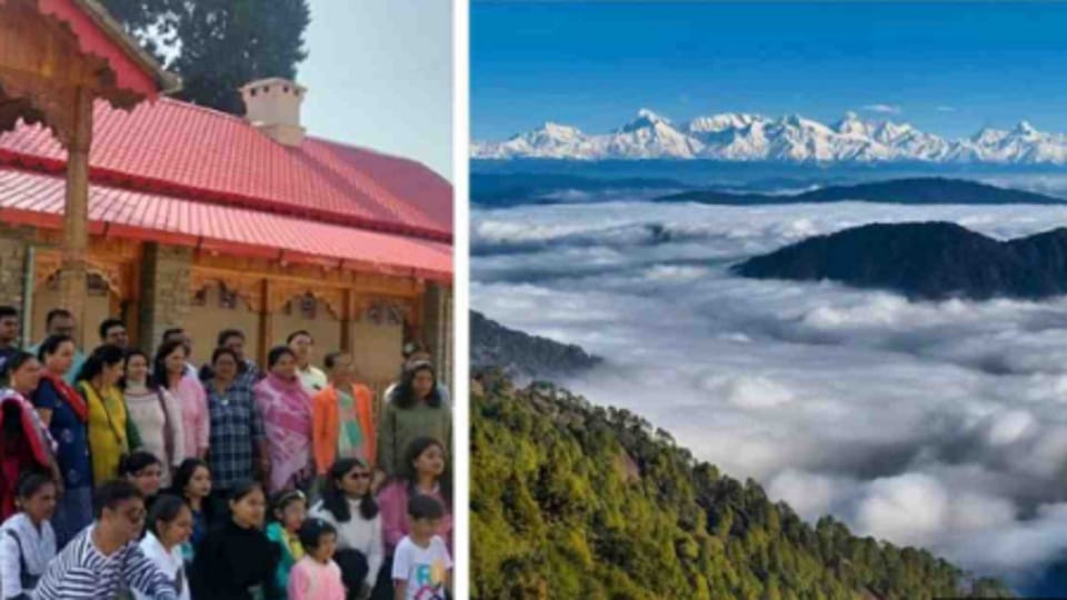 festive atmosphere in Almora and Kausani on New Year 2024