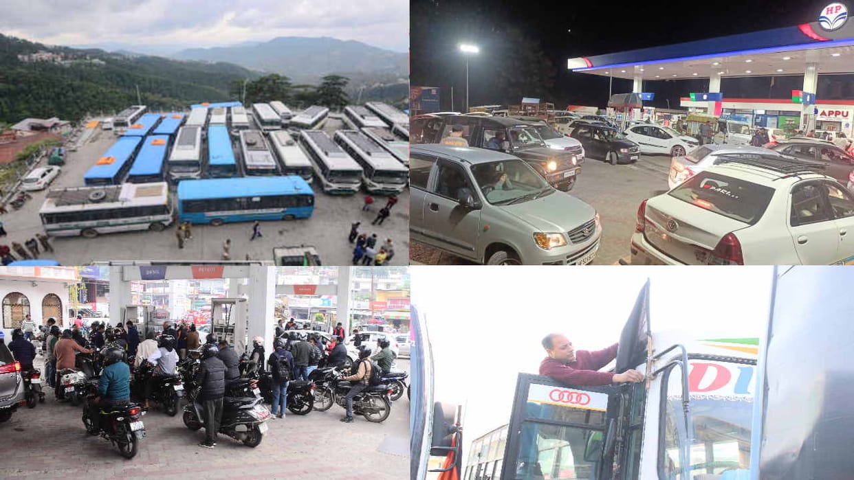 Drivers Strike in Himachal Update: Truck And Bus Operators On Strike, Petrol And Diesel Crisis in HP