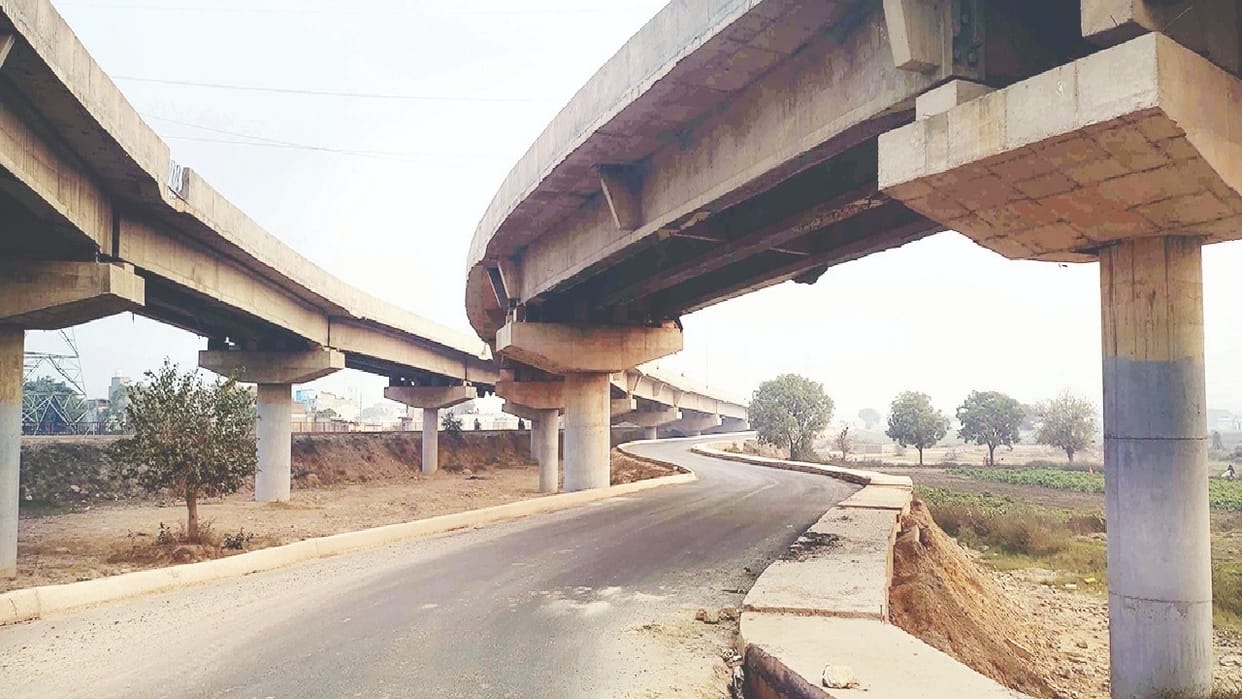 Urban Extension Road 2 will be built in Bahadurgarh by March, vehicles running on service lane