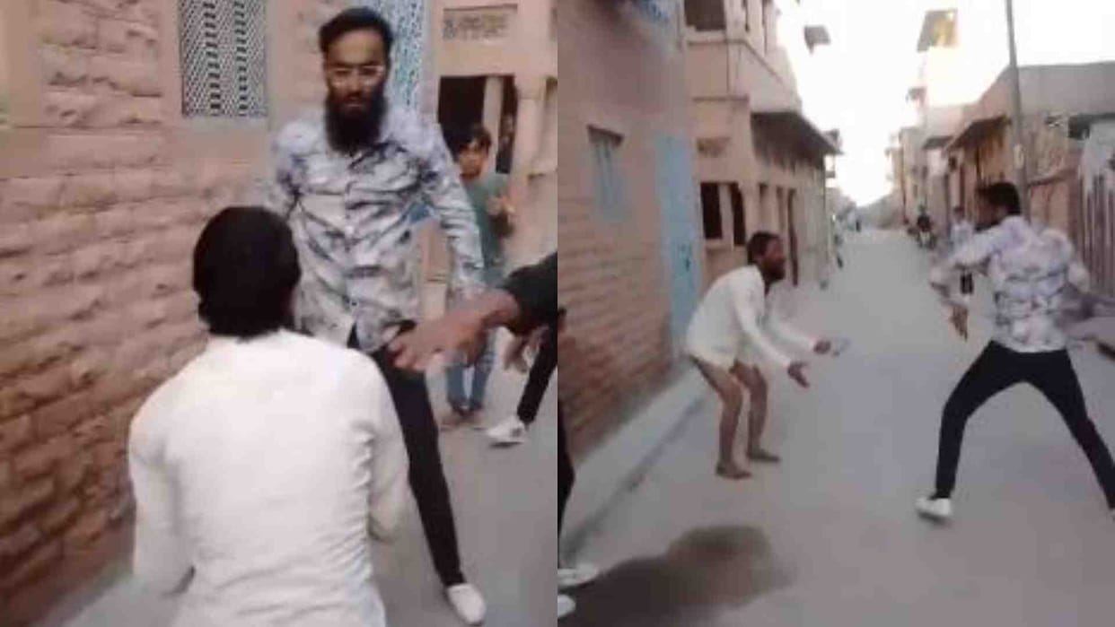 In Nagaur, people stripped the thief and paraded him in the market.