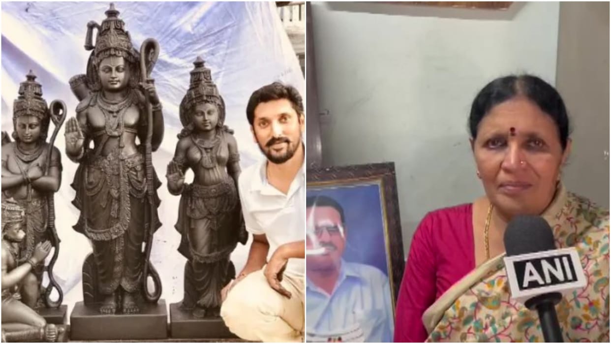 sculptor Arun Yogirajs mother Saraswathi on the selection of idols for Ram Mandir