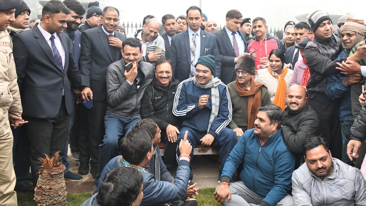 Rajasthan News: CM reached City Park for morning walk, talks about down to earth personality