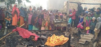 Bihar: Entire family dies in fire in Begusarai, husband, wife, two children burnt alive, Begusarai fire case