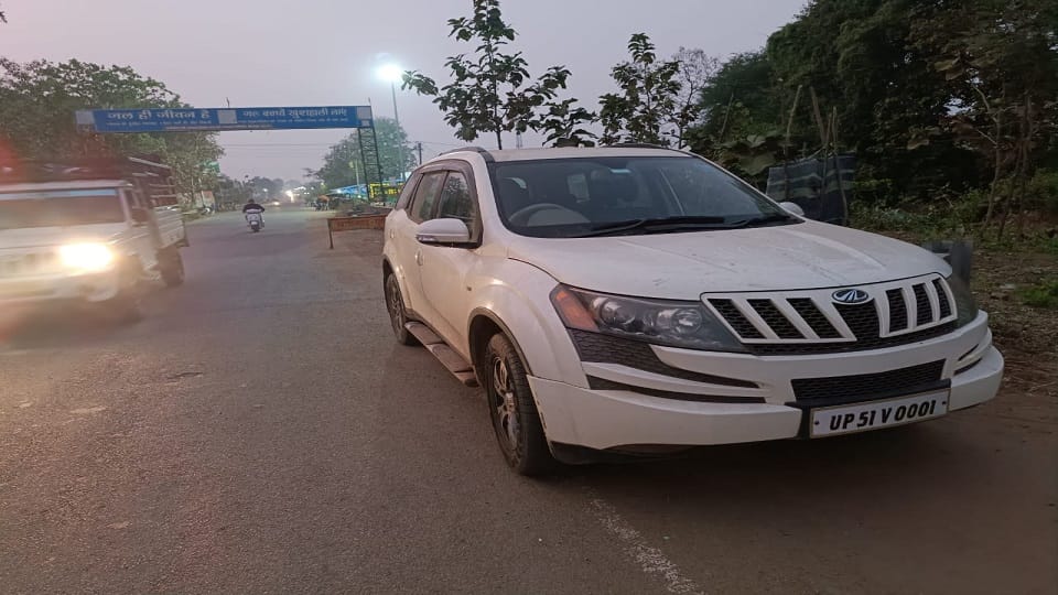 Bijapur Police seized XUV vehicle going from Telangana to Odisha