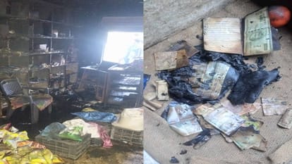 Mandi News: किराने और सब्जी की दुकान में भड़की आग, दो लाख नकदी भी जली Fire breaks out in grocery and vegetable shop, loss worth lakhs