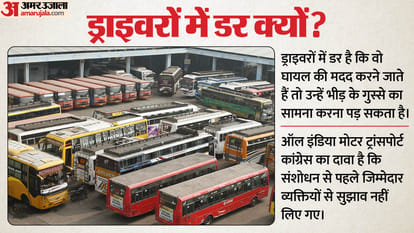 hit and run new law in hindi and transport strike news