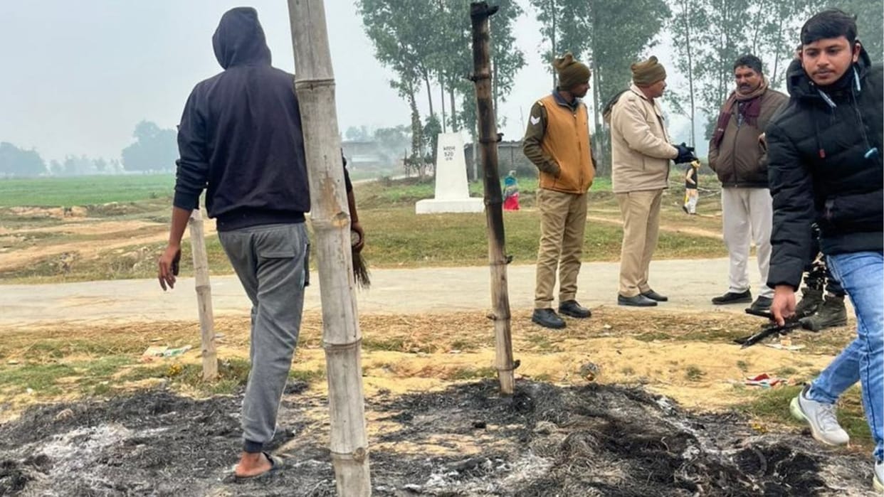 Smugglers destroyed SSB sitting place in border area