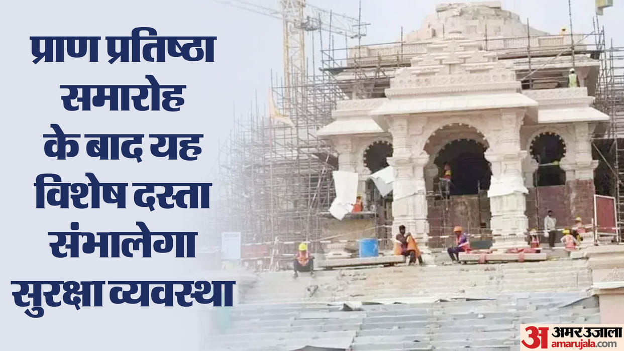 Ram Mandir: CRPF will be removed from the security of the temple after the inauguration ceremony in Ayodhya