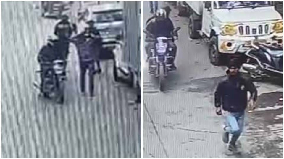 Nine lakh rupees were looted from the clerk of a coconut businessman going to the bank