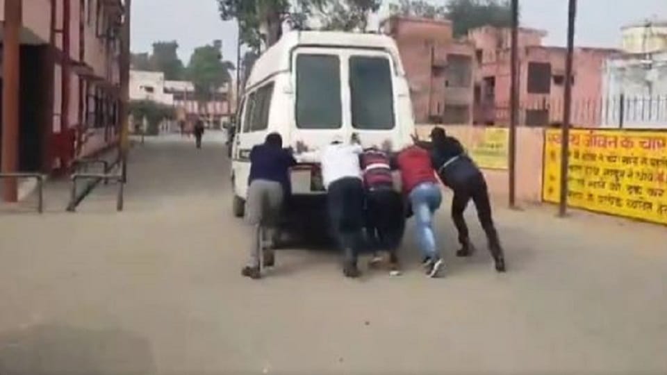 Video of pushing dead body goes viral