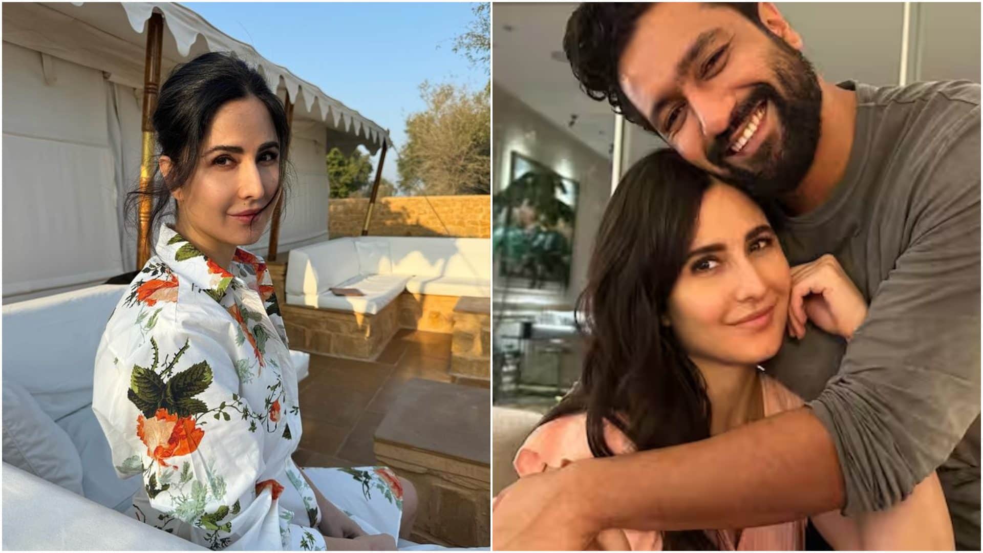 Merry Christmas Fame Katrina Kaif captured Vicky Kaushal enjoying cup of coffee on New Year vacay in Rajasthan