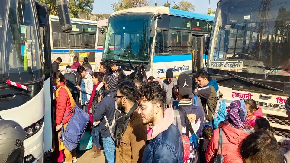 Bus-truck strike in protest against hit and run law in uttarakhand