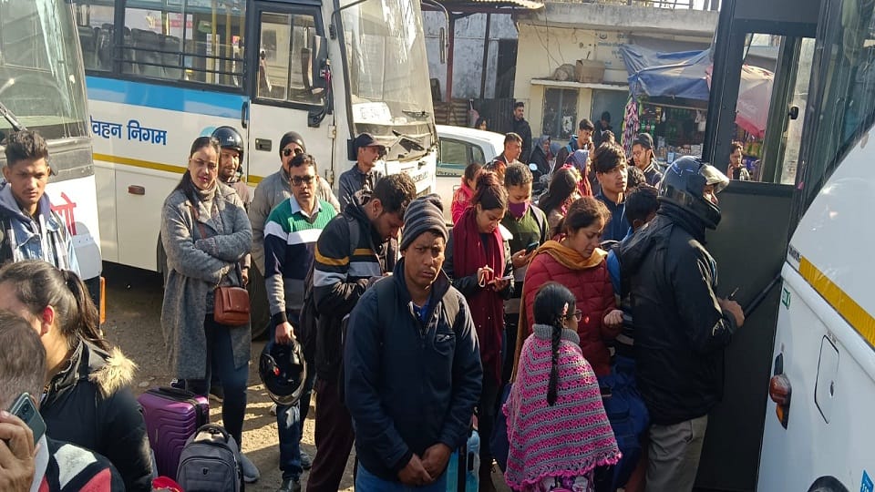 Bus-truck strike in protest against hit and run law in uttarakhand