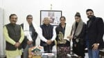साइना नेहवाल ने सीएम मनोहर लाल से की मुलाकात।