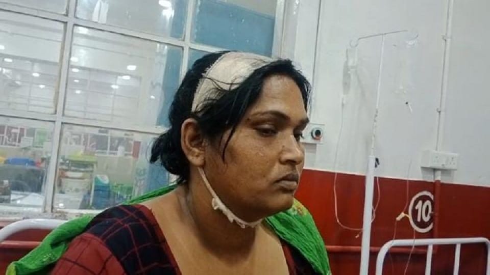 Moneylender beats woman badly in Korba