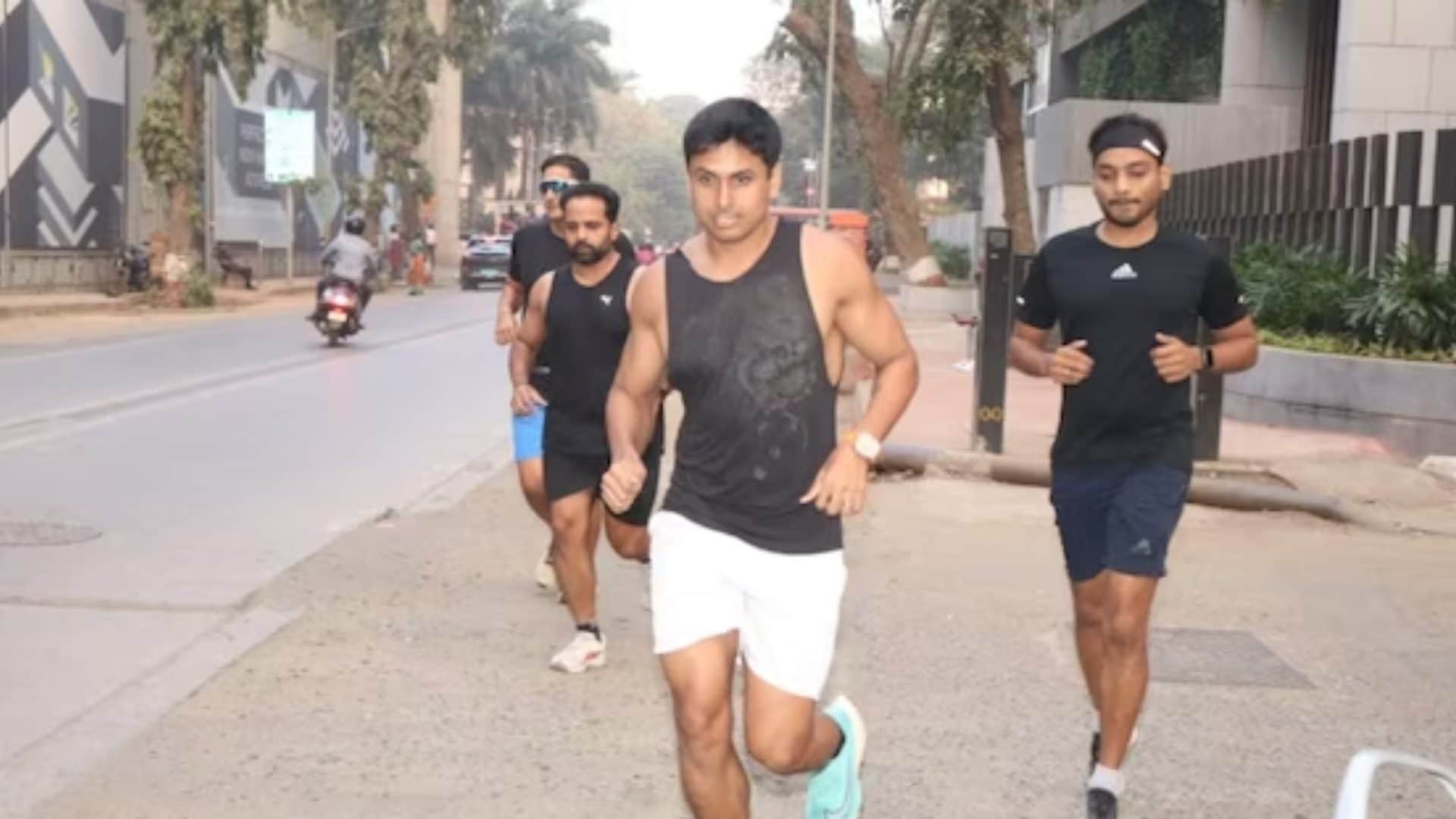 Nupur Shikhare jogs 8 km to Wedding venue Taj Lands Bandra to marry Aamir Khan Daughter Ira Khan