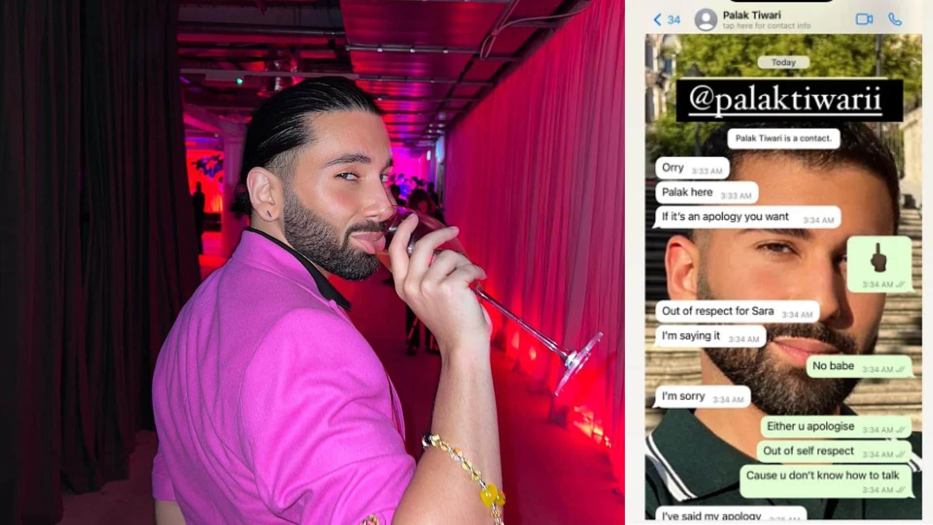 Orry Breaks Silence On his fight with actress Palak Tiwari and viral WhatsApp chat know what he says