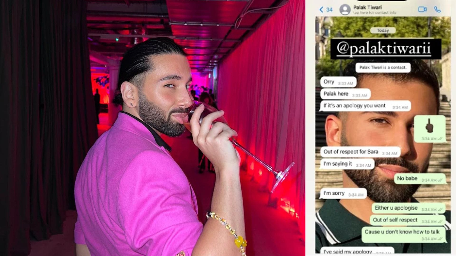 Orry Breaks Silence On his fight with actress Palak Tiwari and viral WhatsApp chat know what he says