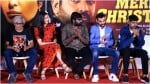 'मेरी क्रिसमस' की प्रेस कांफ्रेंस में कटरीना, विजय सेतुपति, संजय कपूर व अन्य