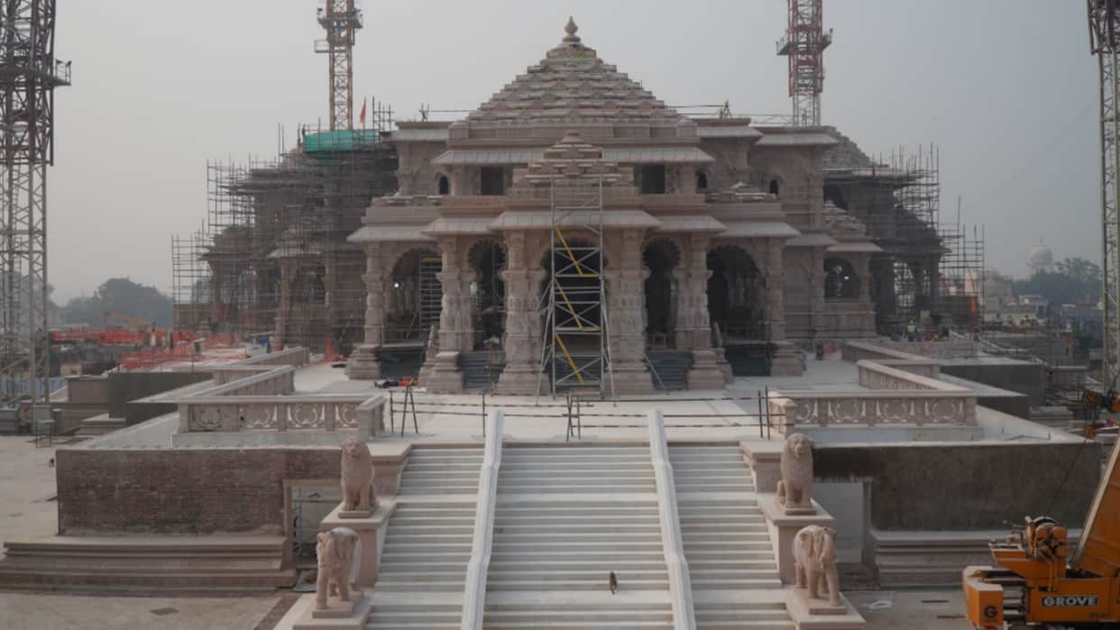 Ayodhya Ram Mandir : New pics of Ram temple of Ayodhya.