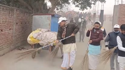 Clean Ayodhya campaign in city.